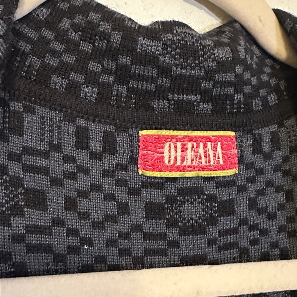 Oleana Merino and Silk Open Front Longline Cardigan EUC L